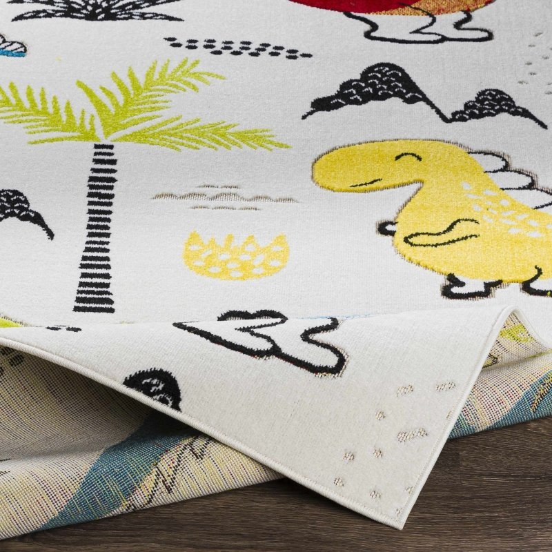 Kids Dianosour Colorful Jungle Playroom Area Rug - FCHF CITY