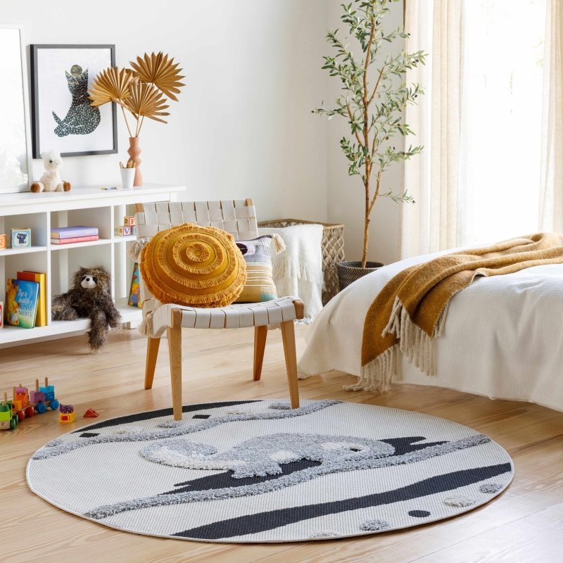 Kids Dinosaur Animal Print Nursery Area Rug - FCHF CITY