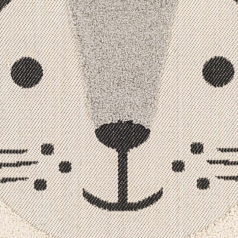 Kids Lion Animal Print Nursery Area Rug - FCHF CITY