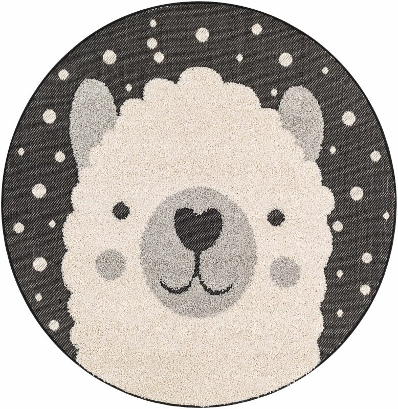 Kids Llama Animal Print Nursery Area Rug - FCHF CITY