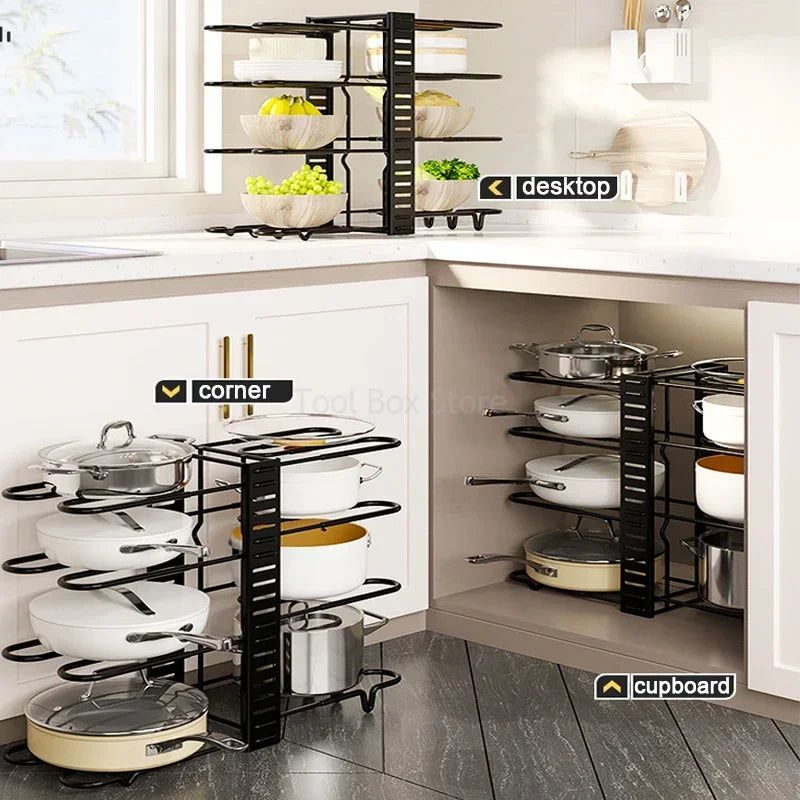 Kitchen Pots & Pans Organizer Rack - FCHF CITY