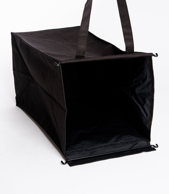 Laundry Hamper with Cotton Liner - Two Sizes - Steel + Cotton - FCHF CITY