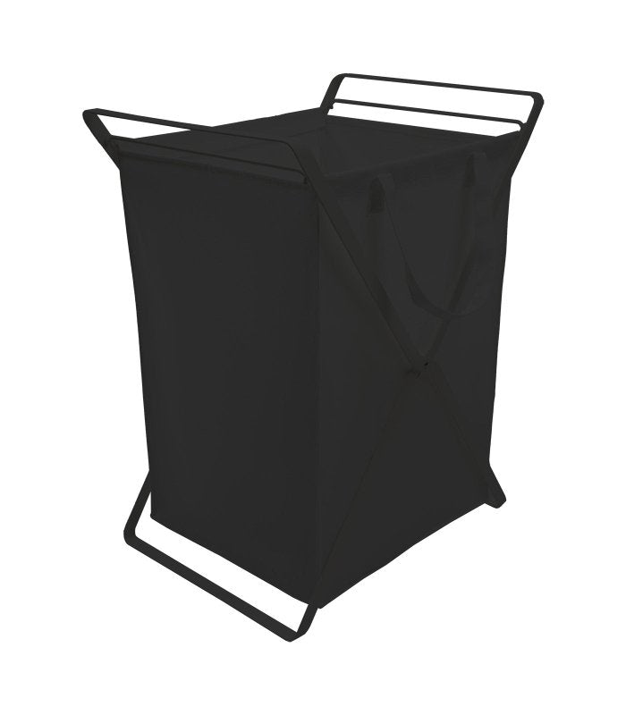 Laundry Hamper with Cotton Liner - Two Sizes - Steel + Cotton - FCHF CITY