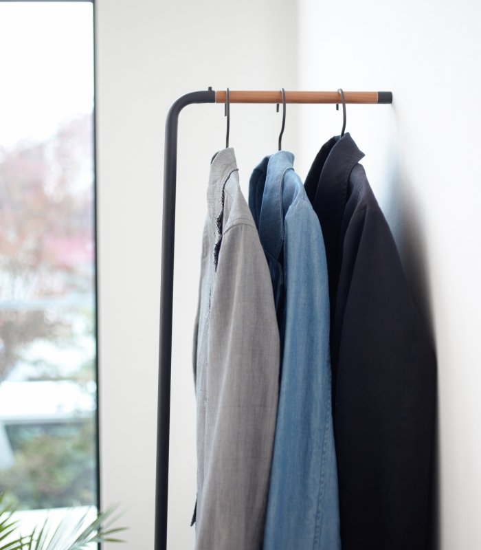 Leaning Coat Rack (63" H) - Steel - FCHF CITY