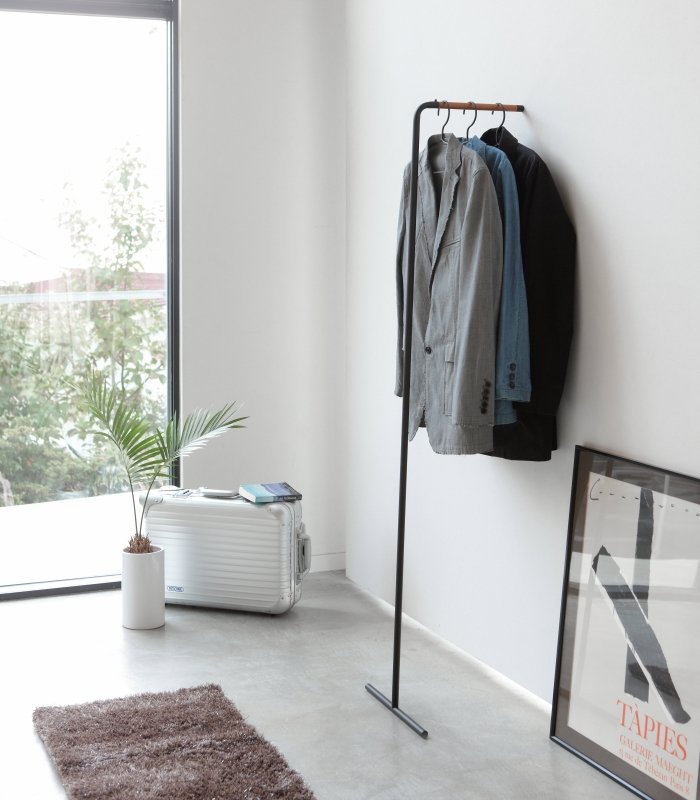 Leaning Coat Rack (63" H) - Steel - FCHF CITY