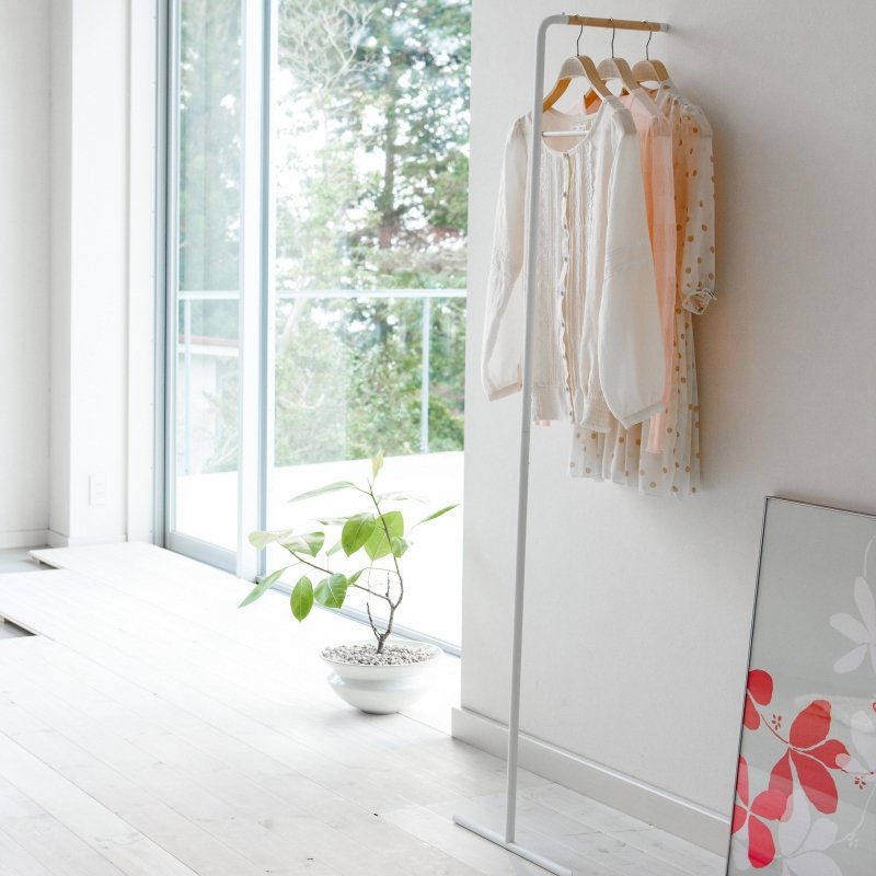 Leaning Coat Rack (63" H) - Steel - FCHF CITY