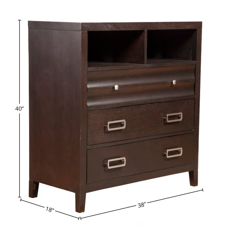 Legacy Media Chest, Black Cherry - FCHF CITY