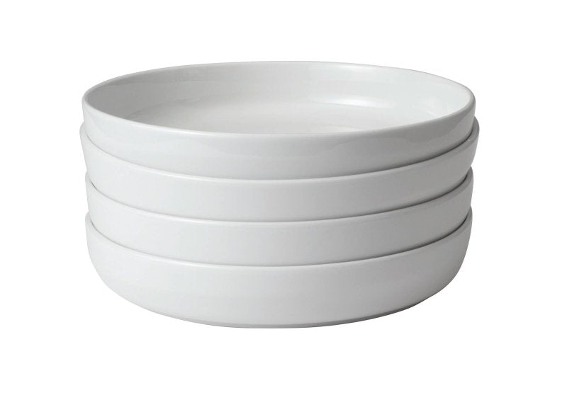 Libbey Austin 10 - inch Porcelain Coupe Dinner Plate, Set of 4 - FCHF CITY