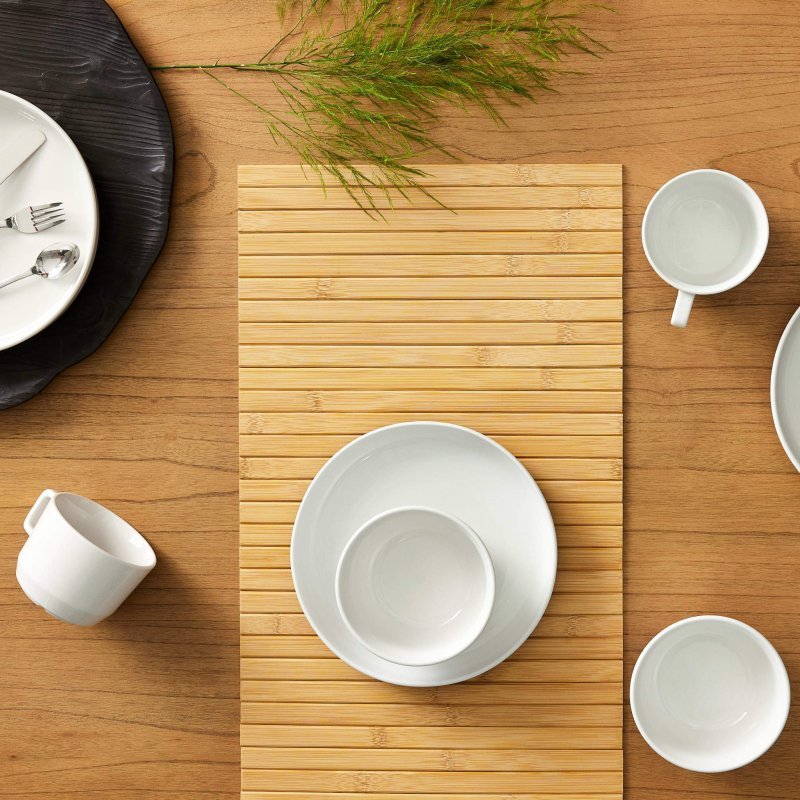 Libbey Austin 10 - inch Porcelain Coupe Dinner Plate, Set of 4 - FCHF CITY