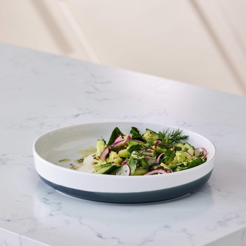 Libbey Austin 10 - inch Porcelain Coupe Dinner Plate, Set of 4 - FCHF CITY