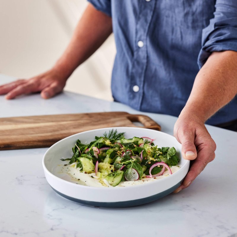 Libbey Austin 10 - inch Porcelain Coupe Dinner Plate, Set of 4 - FCHF CITY