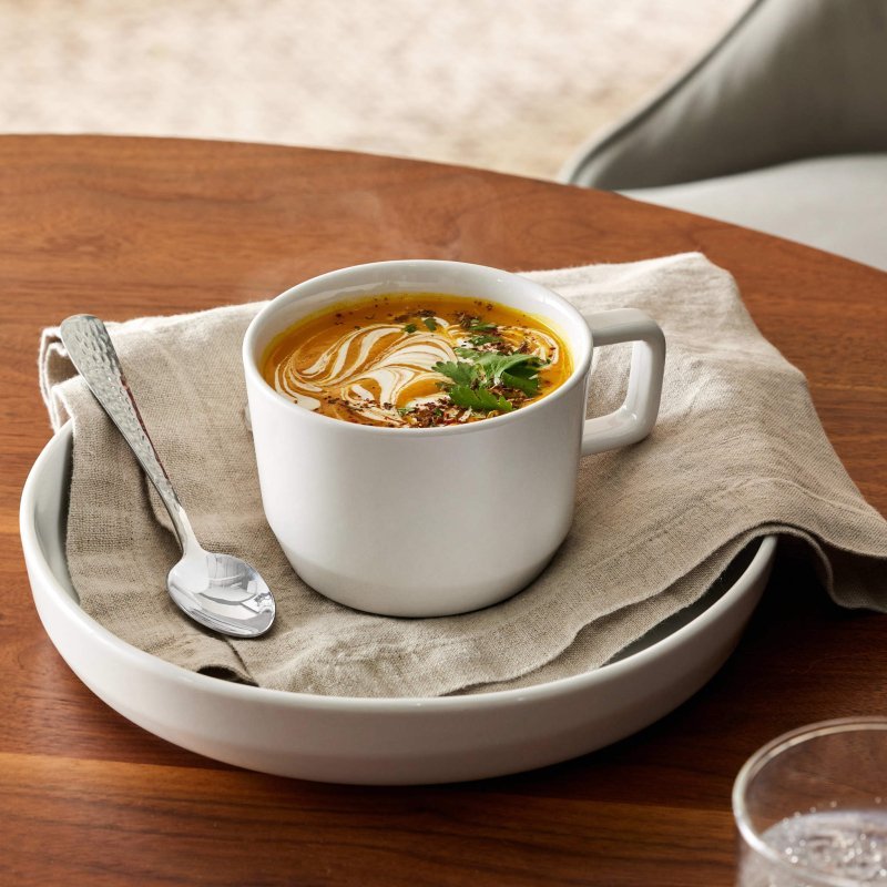 Libbey Austin 10 - inch Porcelain Coupe Dinner Plate, Set of 4 - FCHF CITY