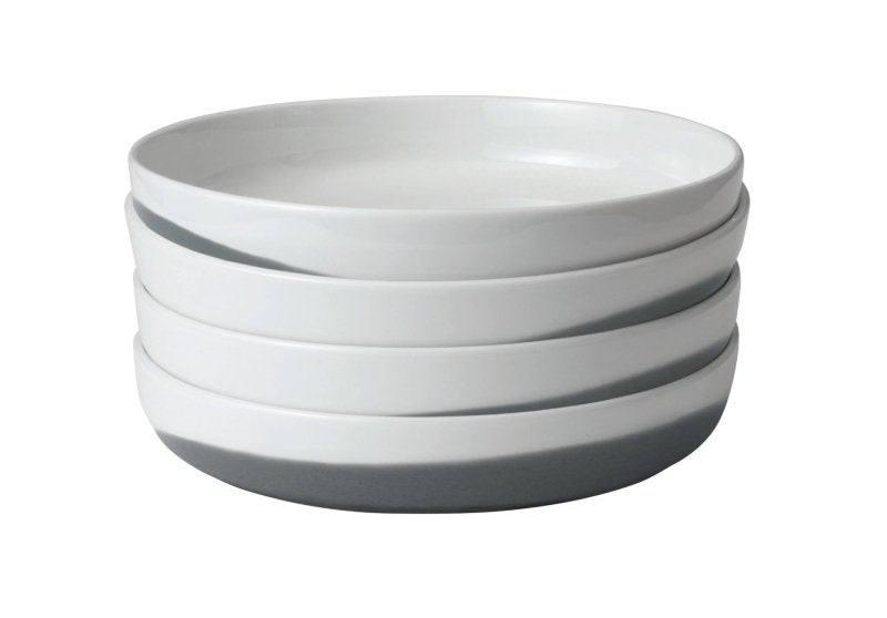 Libbey Austin 10 - inch Porcelain Coupe Dinner Plate, Set of 4 - FCHF CITY