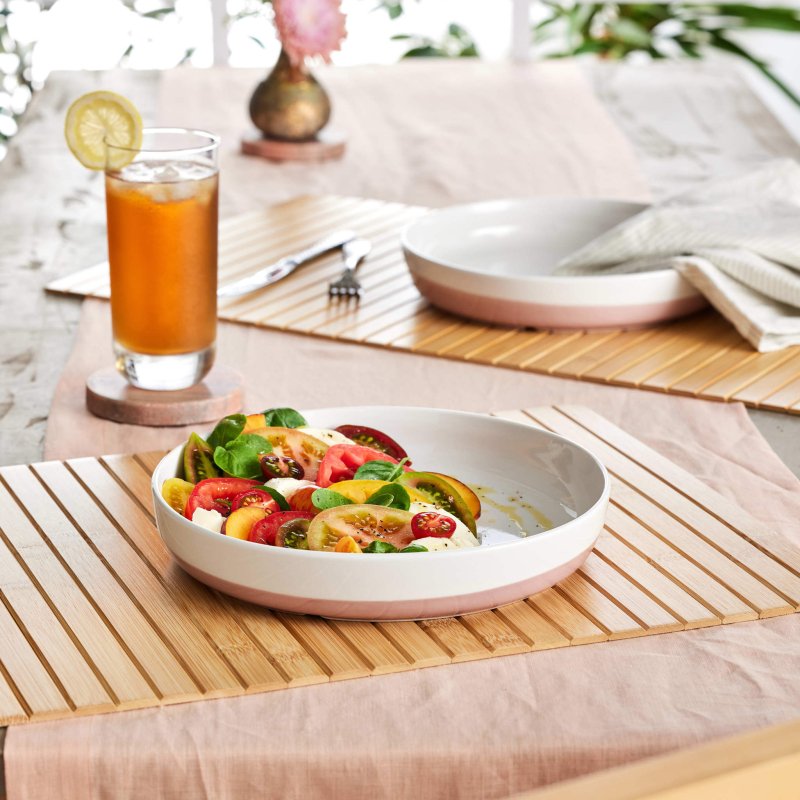 Libbey Austin 10 - inch Porcelain Coupe Dinner Plate, Set of 4 - FCHF CITY