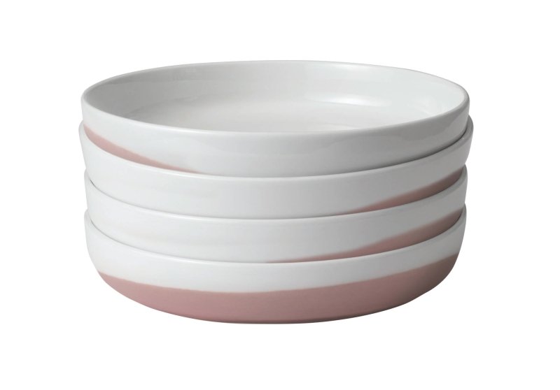 Libbey Austin 10 - inch Porcelain Coupe Dinner Plate, Set of 4 - FCHF CITY