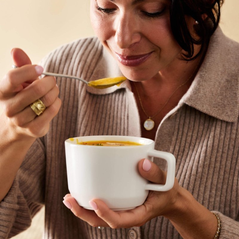 Libbey Austin 17.5 - ounce Large Porcelain Coffee Mug, Set of 4 - FCHF CITY