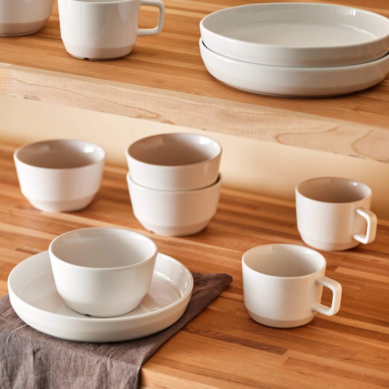 Libbey Austin 17.5 - ounce Large Porcelain Coffee Mug, Set of 4 - FCHF CITY