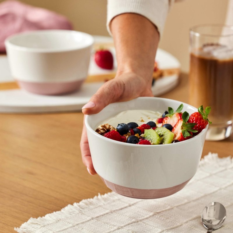 Libbey Austin 28 - ounce Porcelain Soup Salad Bowl, Set of 4 - FCHF CITY