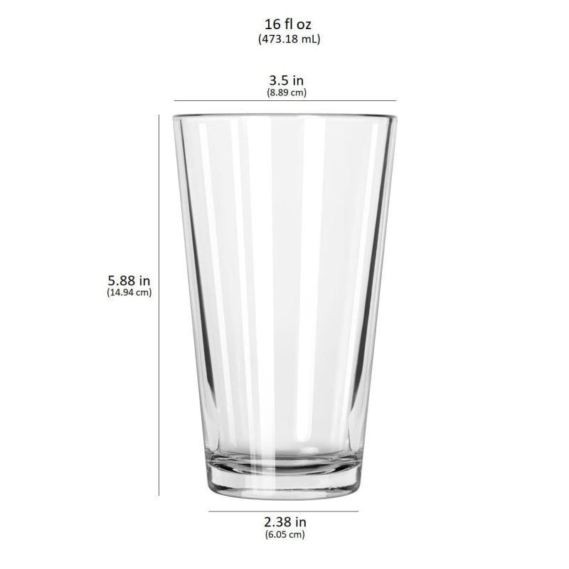 Libbey Bar Essentials Tumbler Glasses, 16 - ounce, Set of 6 - FCHF CITY