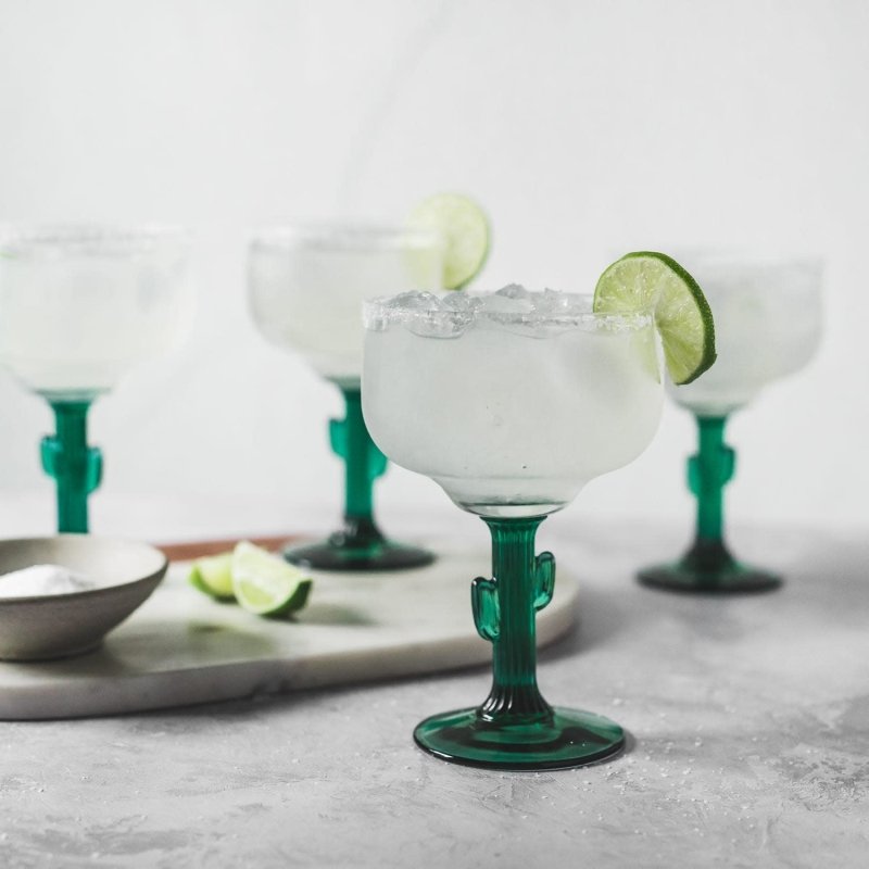 Libbey Cactus Margarita Glasses, 16 - ounce, Set of 4 - FCHF CITY