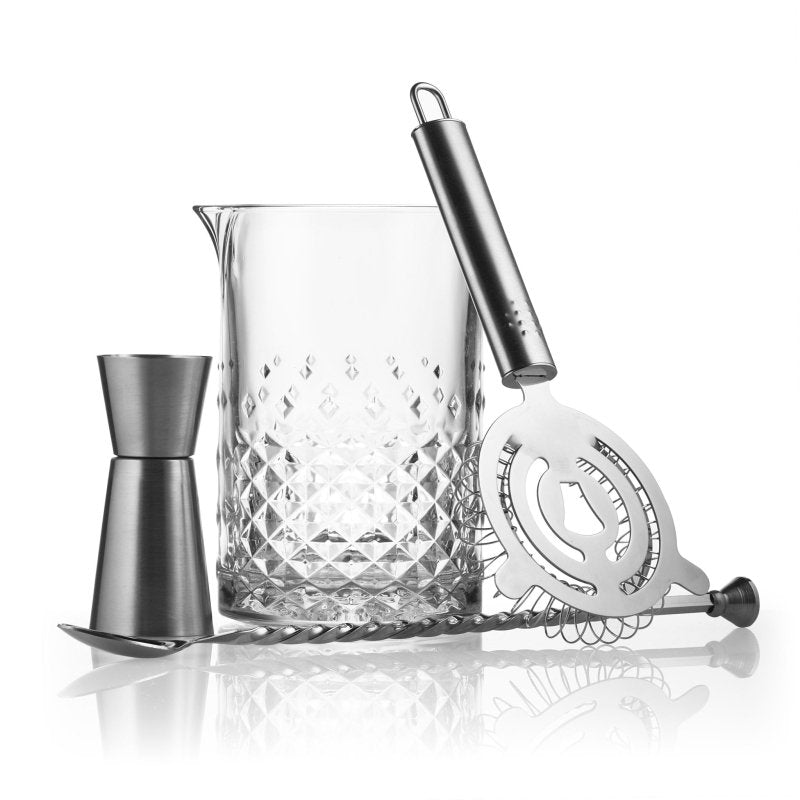 Libbey Classic Cocktail Carats 4 - Piece Bar Mixing Set - FCHF CITY