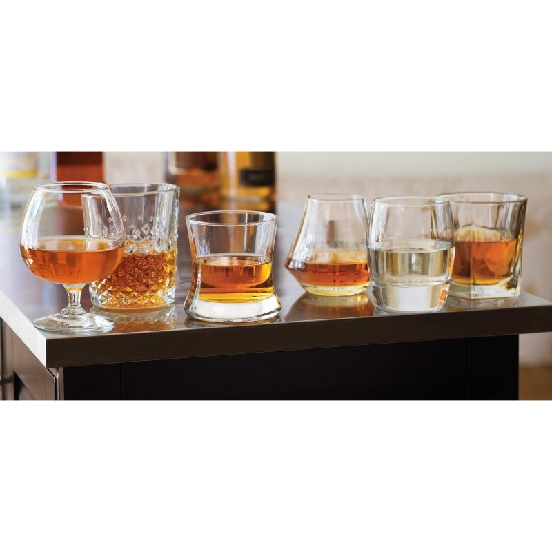 Libbey Craft Spirits Assorted Drinkware Glasses, Set of 6 - FCHF CITY
