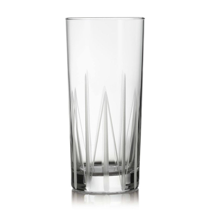 Libbey Cut Cocktails Structure Tumbler Glasses, 15.75 - ounce, Set of 4 - FCHF CITY