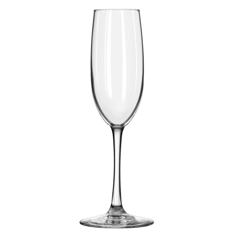 Libbey Entertaining Essentials Flute Glasses, 8 - ounce, Set of 6 - FCHF CITY