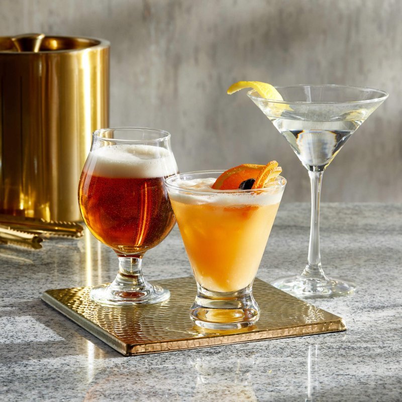 Libbey Entertaining Essentials Martini Glasses, 8 - ounce, Set of 6 - FCHF CITY