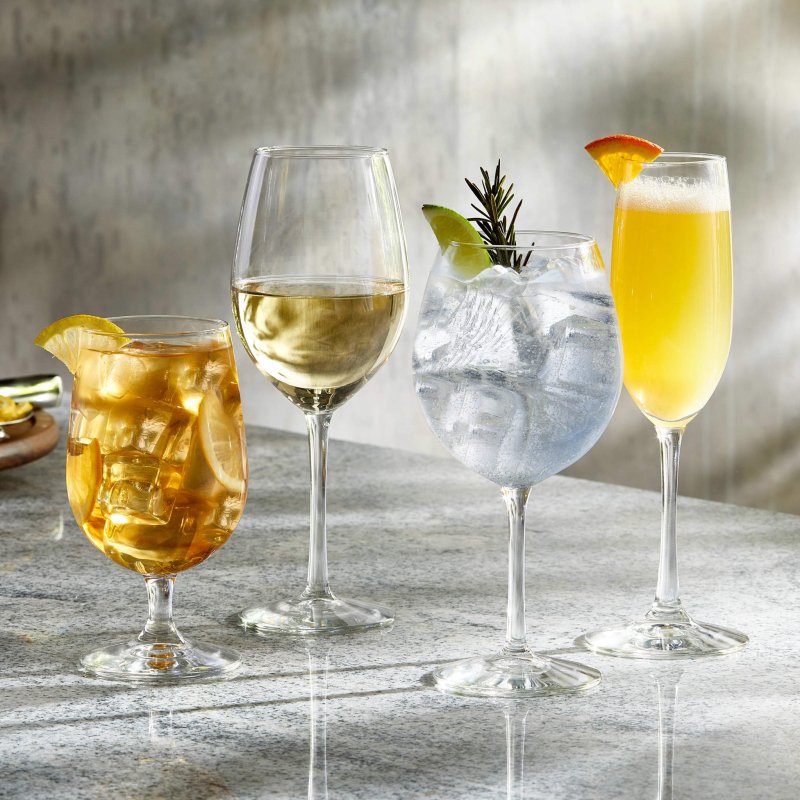 Libbey Entertaining Essentials Multi - Purpose Goblet Glasses, 16 - ounce, Set of 6 - FCHF CITY