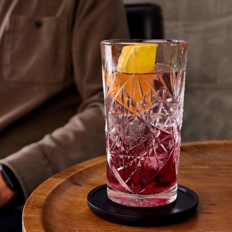 Libbey Hobstar Cooler Glasses, 16 - ounce, Set of 4 - FCHF CITY