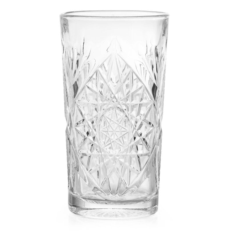 Libbey Hobstar Cooler Glasses, 16 - ounce, Set of 4 - FCHF CITY
