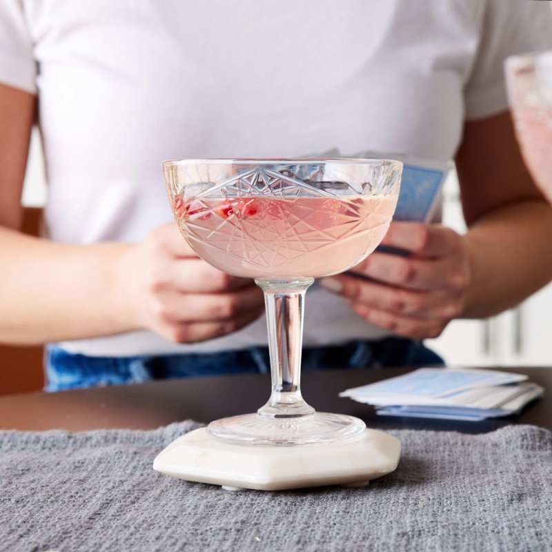 Libbey Hobstar Coupe Cocktail Glasses, 8.5 - ounce, Set of 4 - FCHF CITY