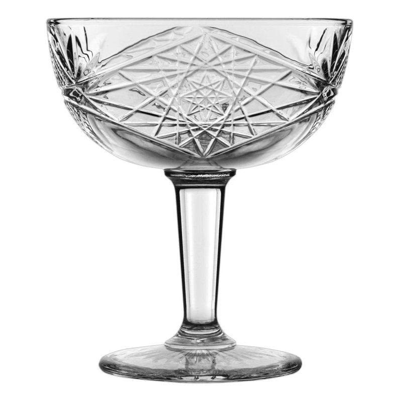 Libbey Hobstar Coupe Cocktail Glasses, 8.5 - ounce, Set of 4 - FCHF CITY