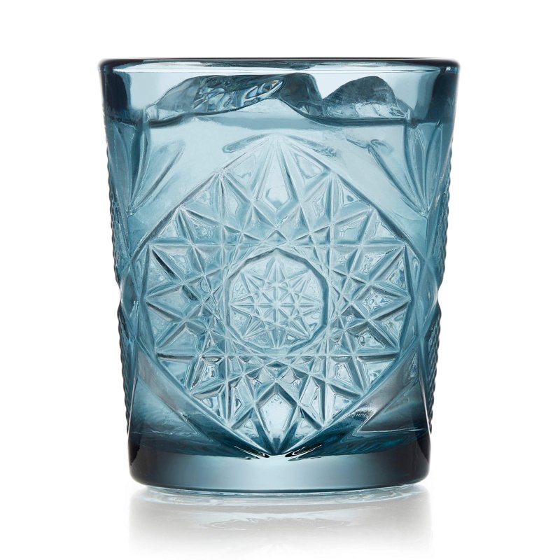Libbey Hobstar Double Old Fashioned Glasses, 12 - ounce, Set of 4 - FCHF CITY