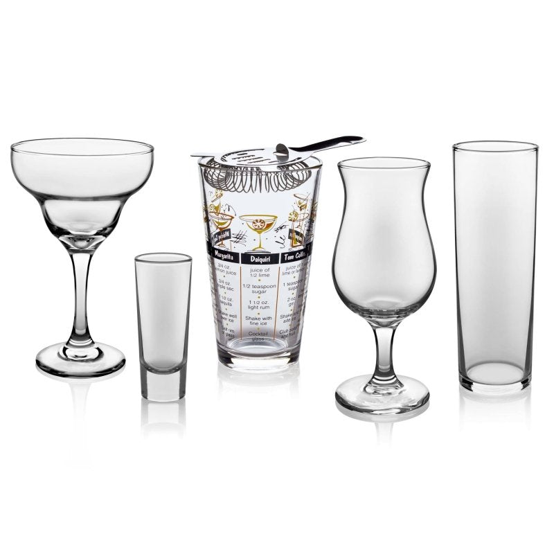 Libbey Mixologist 18 - Piece Bar in a Box Cocktail Set - FCHF CITY
