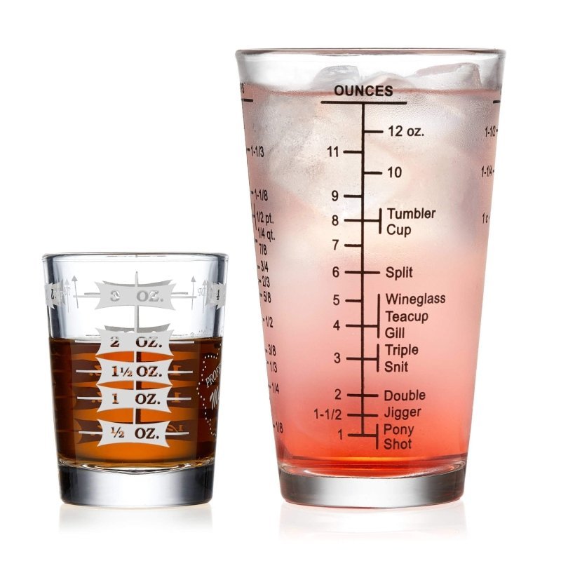 Libbey Mixologist Essentials 2 - Piece Measuring Glass Set - FCHF CITY