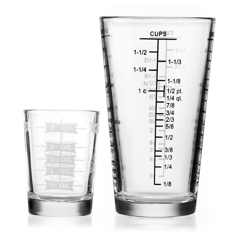 Libbey Mixologist Essentials 2 - Piece Measuring Glass Set - FCHF CITY