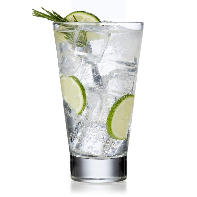 Libbey Modern Bar Essentials Highball Drinking Glasses, 12 ounce, Set of 6 - FCHF CITY