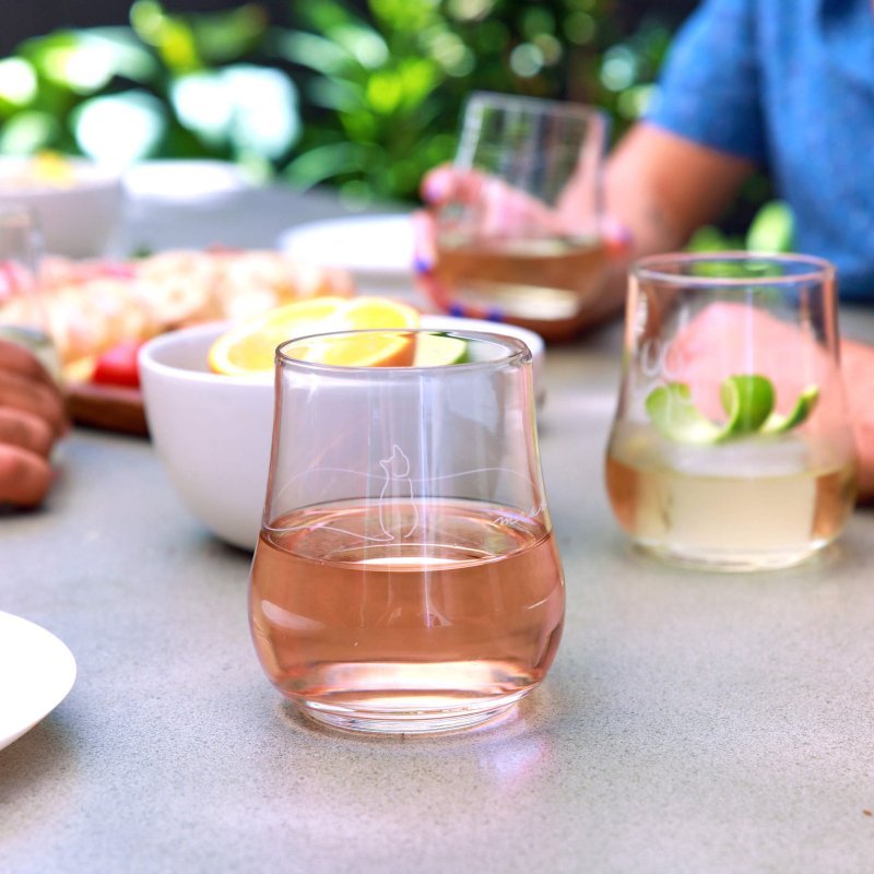 Libbey Modern Pets Meow All - Purpose Glasses, 17 - ounce, Set of 4 - FCHF CITY