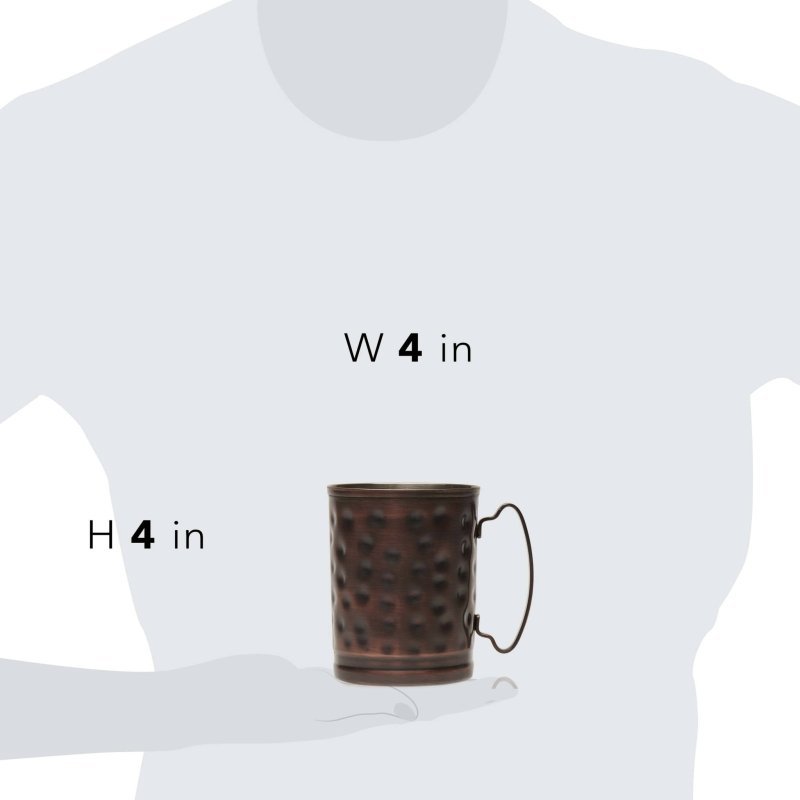 Libbey Moscow Mule Hammered Copper Mugs, 14 - ounce, Set of 4 - FCHF CITY
