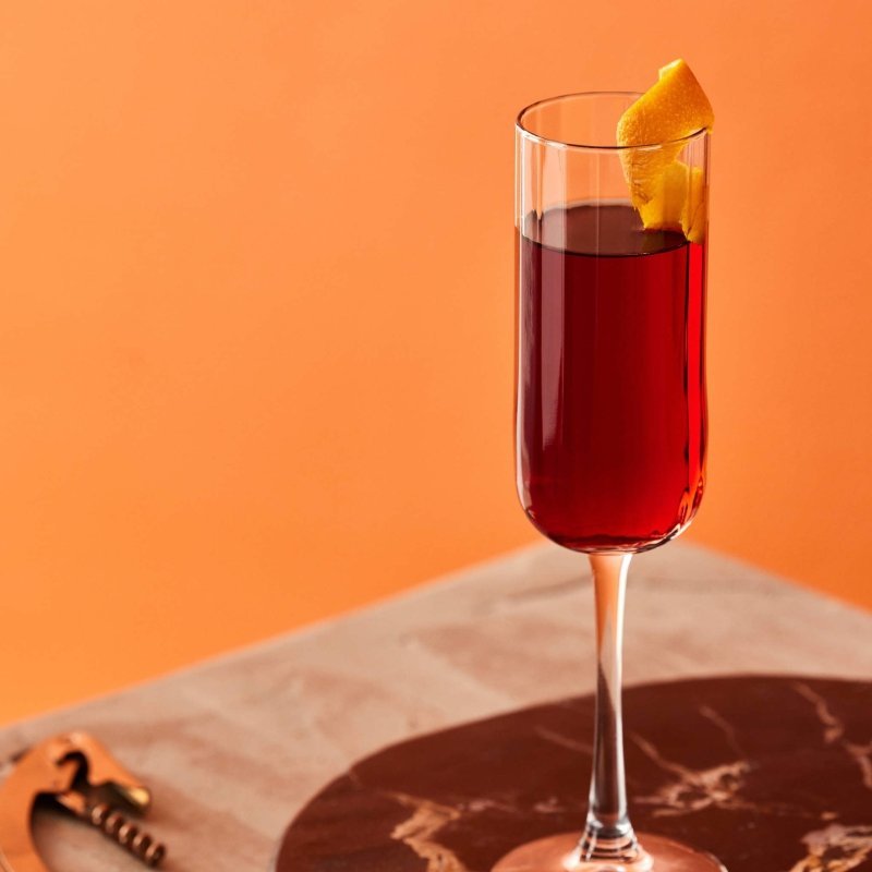 Libbey Paneled Champagne Flute Glasses, 7.5 - ounce, Set of 4 - FCHF CITY