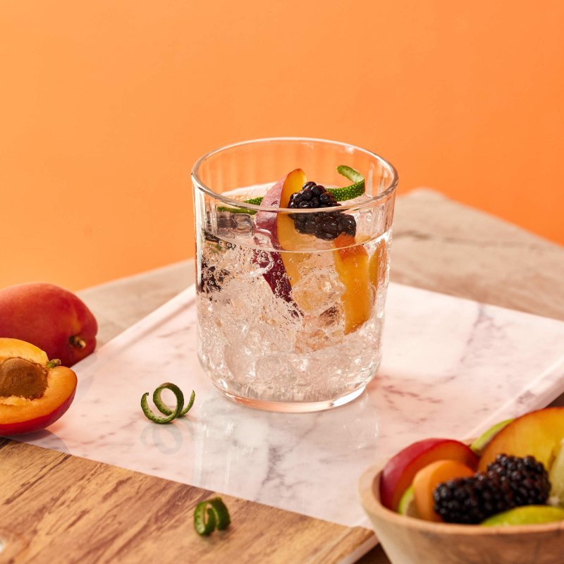 Libbey Paneled Double Old Fashioned Rocks Glasses, 11.2 - ounce, Set of 6 - FCHF CITY