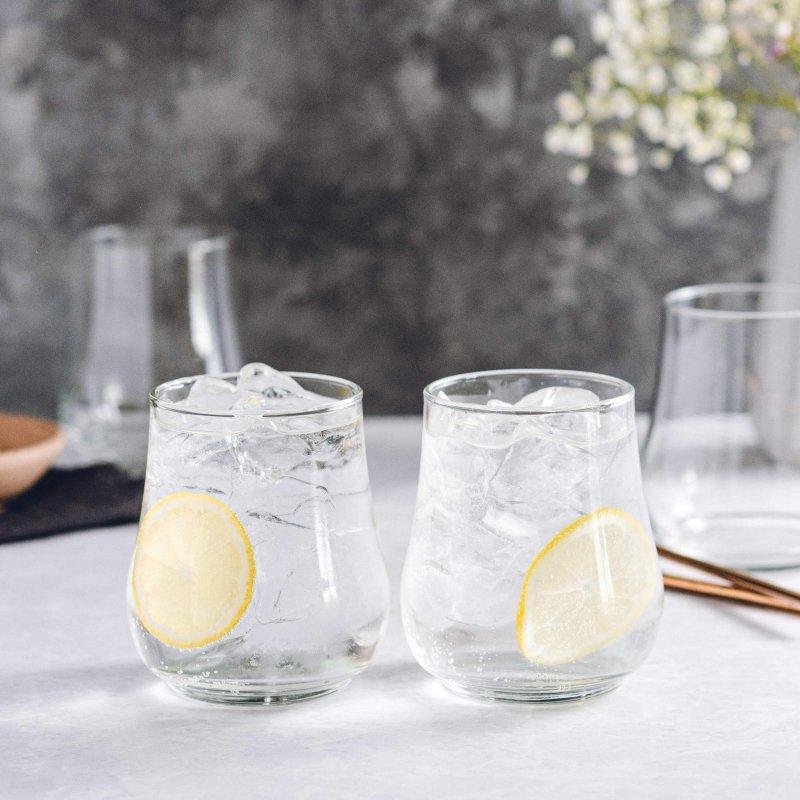 Libbey Perfect For Everything Stackable Stemless Glasses, 17 - ounce, Set of 6 - FCHF CITY