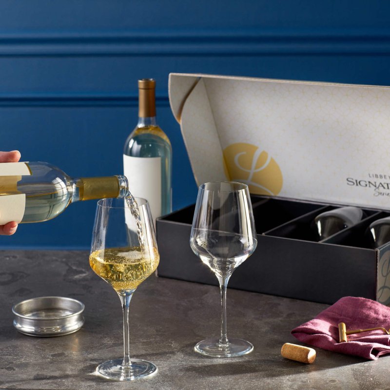 Libbey Signature Greenwich All - Purpose Wine Gift Set of 4, 16 - ounce - FCHF CITY