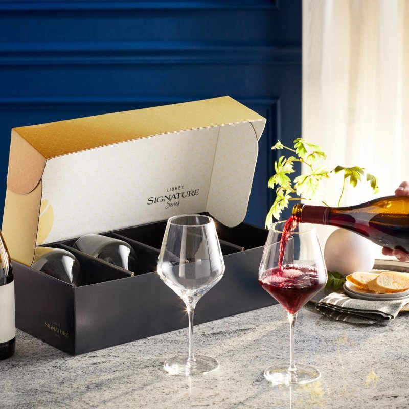 Libbey Signature Greenwich Red Wine Gift Set of 4, 24 - ounce - FCHF CITY
