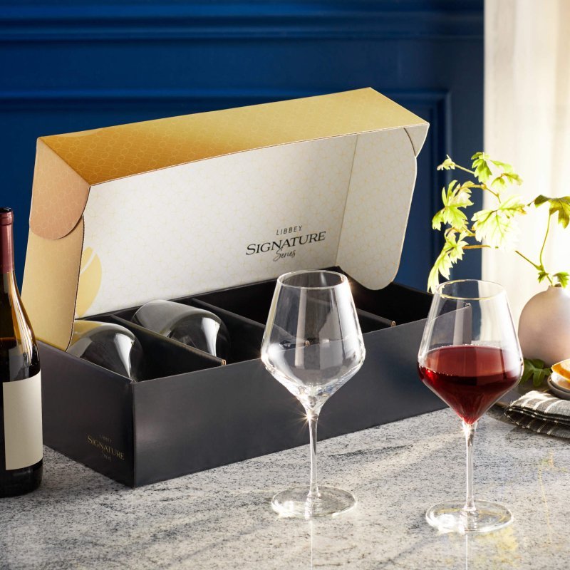 Libbey Signature Greenwich Red Wine Gift Set of 4, 24 - ounce - FCHF CITY