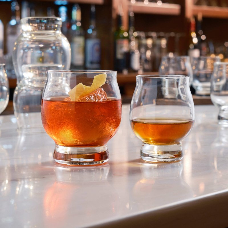 Libbey Signature Kentucky Bourbon Trail Whiskey Cocktail Glass, 13.5 - ounce, Set of 4 - FCHF CITY