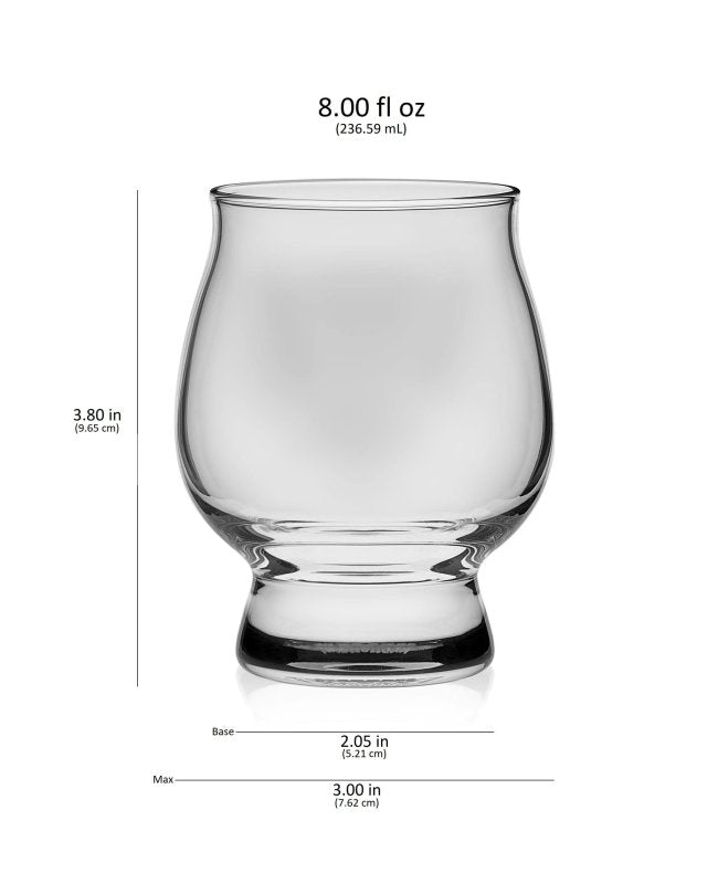 Libbey Signature Kentucky Bourbon Trail Whiskey Glasses, 8 - ounce, Set of 4 - FCHF CITY