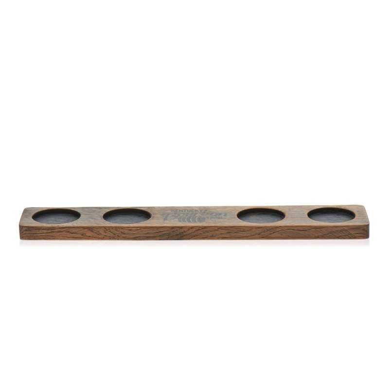 Libbey Signature Kentucky Bourbon Trail Whiskey Tasting Set, 4 Whiskey Glasses with Wood Paddle - FCHF CITY